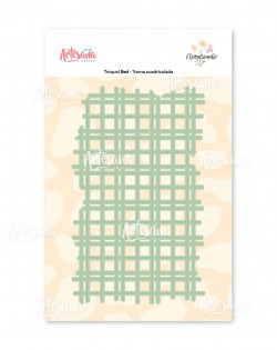 TROQUEL TRAMA CUADRICULADA - FLORECIENDO ARTESANA TALLER