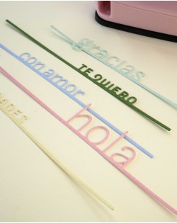 TROQUEL FRASES EN LINEA - FLORECIENDO ARTESANA TALLER 2