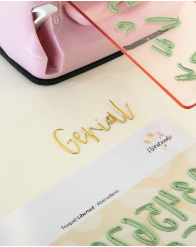 TROQUEL ABECEDARIO - FLORECIENDO ARTESANA TALLER