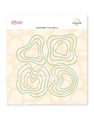 TROQUEL FORMAS ORGANICAS - FLORECIENDO ARTESANA TALLER