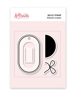 SELLO ETIQUETA OVALADA ARTESANA TALLER