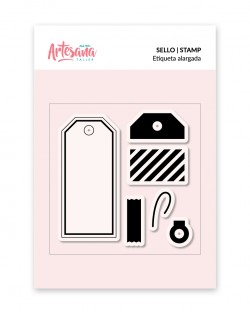 SELLO ETIQUETA ALARGADA ARTESANA TALLER