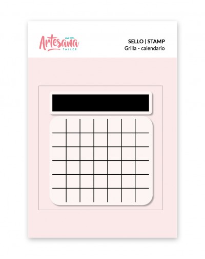 SELLO GRILLA CALENDARIO ARTESANA TALLER