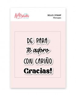 SELLO MENSAJES ARTESANA TALLER