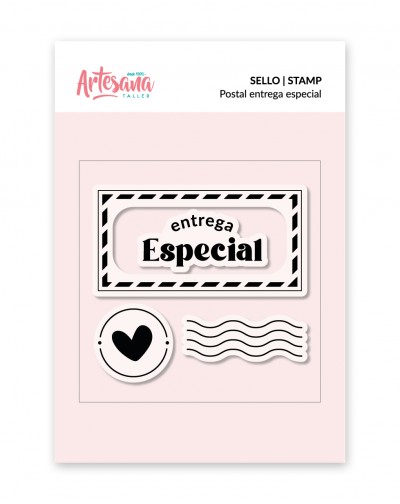 SELLO POSTAL ENTREGA ESPECIAL ARTESANA TALLER
