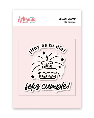 SELLO FELIZ CUMPLE ARTESANA TALLER