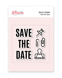 SELLO SAVE THE DATE ARTESANA TALLER