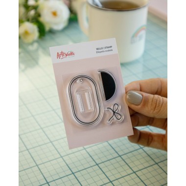 SELLO ETIQUETA OVALADA ARTESANA TALLER 2