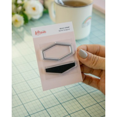 SELLO BANNER HEXAGONAL ARTESANA TALLER 2