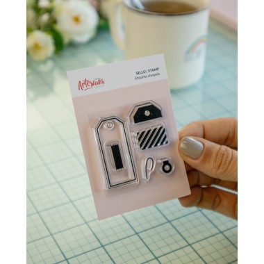 SELLO ETIQUETA ALARGADA ARTESANA TALLER 2