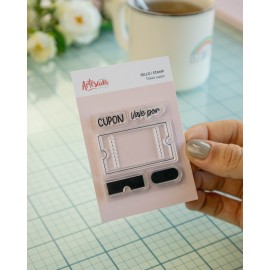 SELLO TICKET CUPON ARTESANA TALLER