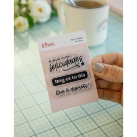 SELLO FELICIDADES ARTESANA TALLER