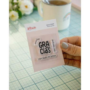 SELLO MUCHAS GRACIAS ARTESANA TALLER 2