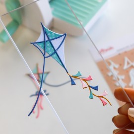 TROQUEL BARRILETE/COMETA PIDE UN DESEO MAS ARTESANA TALLER