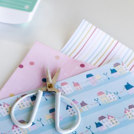 TELAS DE ENCUADERNACION PACK X 3 - CASITAS PIDE UN DESEO MAS ARTESANA TALLER