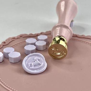 CABEZAL SELLO MINI CABALLITO MECEDOR ARTESANA TALLER 2