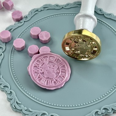 CABEZAL SELLO CONEJO ALICIA ARTESANA TALLER