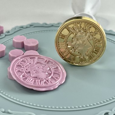 CABEZAL SELLO CONEJO ALICIA ARTESANA TALLER 2