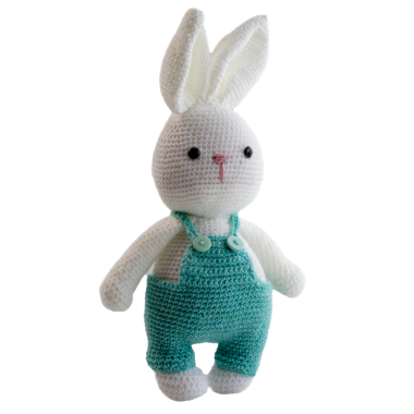 KIT PARA CROCHET CONEJO BRUNO ARTESANA TALLER