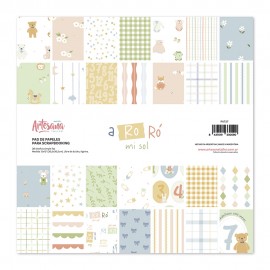 PAD DE PAPELES 12 X 12 A RO RÓ ARTESANA TALLER