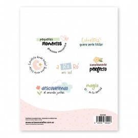 SELLO FRASES A RO RÓ ARTESANA TALLER