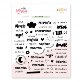 SELLO FRASES A RO RÓ ARTESANA TALLER