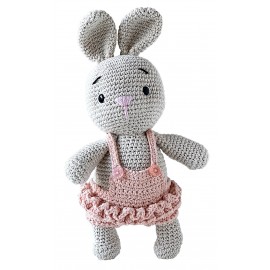 KIT DE TEJIDO CROCHET CONEJA NINA A RO RÓ ARTESANA TALLER