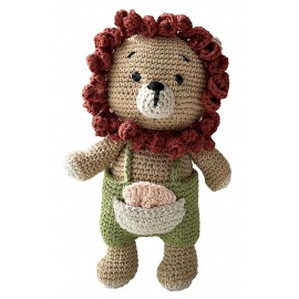 KIT DE TEJIDO CROCHET LEON LEO A RO RÓ ARTESANA TALLER