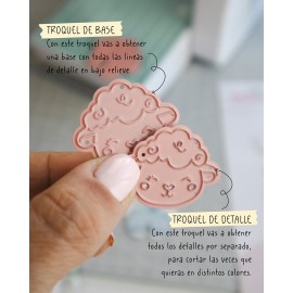 TROQUEL OVEJITA A RO RÓ ARTESANA TALLER