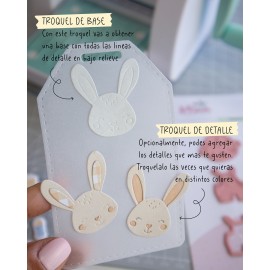 TROQUEL CONEJITA A RO RÓ ARTESANA TALLER