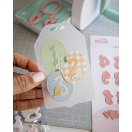 TROQUEL NUMEROS MESES A RO RÓ ARTESANA TALLER