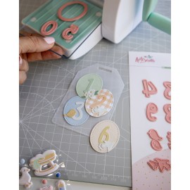 TROQUEL NUMEROS MESES A RO RÓ ARTESANA TALLER