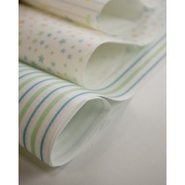 PACK X 3 TELA DE ENCUADERNACION ESTRELLAS A RO RÓ ARTESANA TALLER