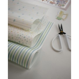 PACK X 3 TELA DE ENCUADERNACION ESTRELLAS A RO RÓ ARTESANA TALLER