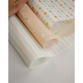 PACK X 3 TELA DE ENCUADERNACION FLORES A RO RÓ ARTESANA TALLER