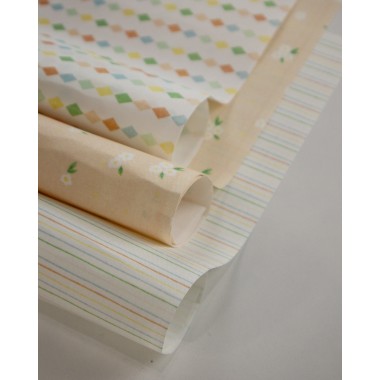 PACK X 3 TELA DE ENCUADERNACION FLORES A RO RÓ ARTESANA... 2