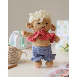 KIT DE TEJIDO CROCHET OVEJITA LUNA A RO RÓ ARTESANA TALLER