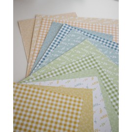 PAD DE PAPELES BASICOS 12 X 12 DOBLE FAZ A RO RÓ ARTESANA TALLER