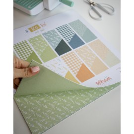 PAD DE PAPELES BASICOS 12 X 12 DOBLE FAZ A RO RÓ ARTESANA TALLER