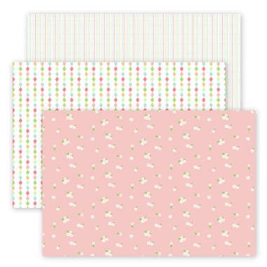 PACK X 3 TELA DE ENCUADERNACION FLORES A RO RÓ ARTESANA...