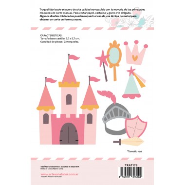 TROQUEL PRINCESAS ARTESANA TALLER 2