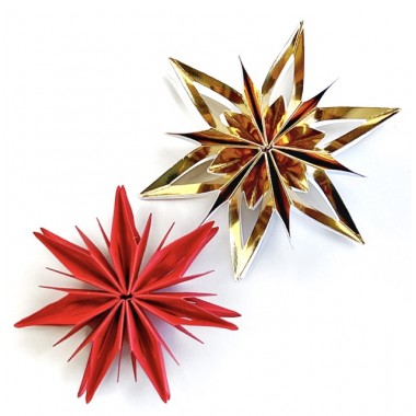 Troquel Plegado estrella pequeña y mediana Artesana Taller