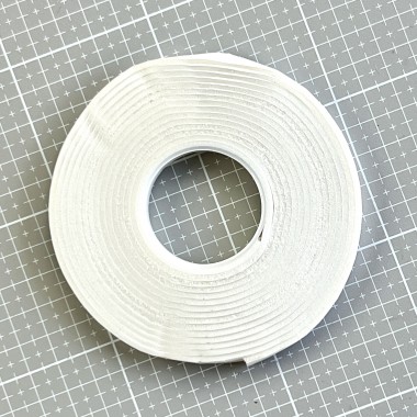 CINTA DOBLE CARA CON RELIEVE FOAM ESPESOR 2MM ANCHO 1/4"...