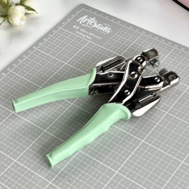 PERFORADORA Y COLOCADORA DE OJALILLOS + 150 OJALILLOS ARTESANA TALLER