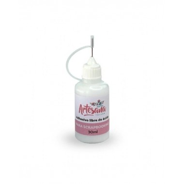 ADHESIVO PARA SCRAPBOOKING PUNTA AGUJA x30ML ARTESANA TALLER